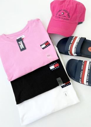 Футболка жіноча tommy hilfiger  jeans  футболка женская томмі хілфігер оригінал4 фото