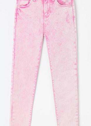 Розовые джинсы люкс