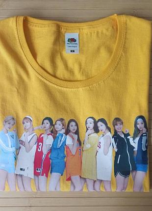 Футболка twice жовта s твайс