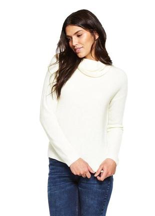 Свитер, джемпер v by very neck roll rib jumper (англия) р. 12 м.