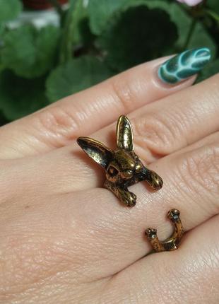 Кільце "бронзовий кролик"