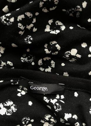 George, чудесная, женская туника, стрейч, в цветы.6 фото