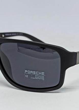 Porsche design очки мужские солнцезащитные черный мат поляризированые