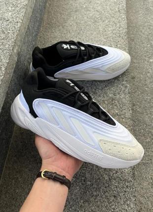 Кроссовки adidas ozelia white black beige