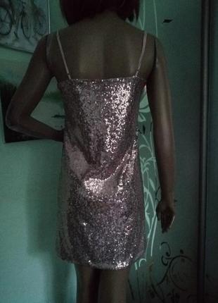 Платье сарафан в пайетки vero moda8 фото