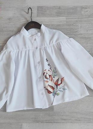 Стильная блузка для девочки