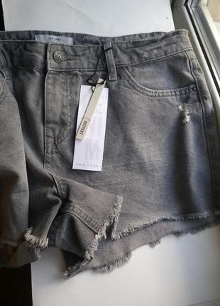 🌿 розпродаж 🌿 м'які вкорочені джинсові шорти віскоза 42 евро new look1 фото