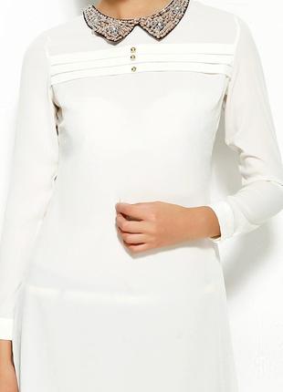 Белая женская блузка ma&gi2 фото