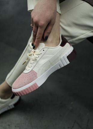 Кроссовки puma cali женские кожаные пума белые nike air force шкіряні adidas samba весна nike sb dunk жіночі кросівки nike blazer весна nike cortez3 фото