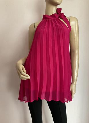 Фірмова гарна малинова блузка- американська пройма/m/ brend hallhuber