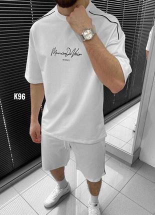 Чоловічий спортивний костюм футболка + шорти7 фото