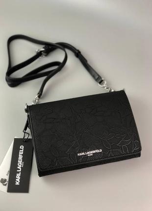 Сумка karl lagerfeld paris connie flap crossbody оригинал1 фото