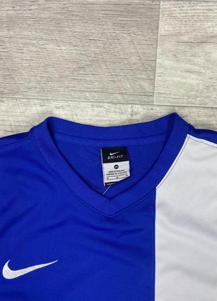 Nike dri-fit кофта м размер спортивная синяя оригинал3 фото