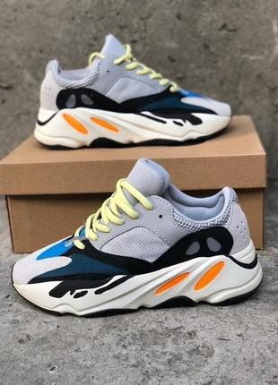 Кроссовки adidas yeezy boost 700 женские  samba  кожа адидас черные белые весна жіночі кросівки адідаs1 фото