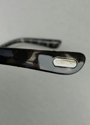 Tom ford очки женские имиджевые черно коричневые мраморные4 фото