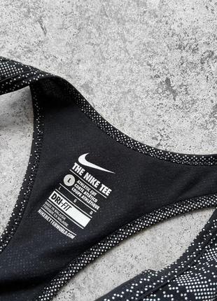 Nike women’s dri-fit athletic cut sleeveless big print tank top жіноча майка9 фото