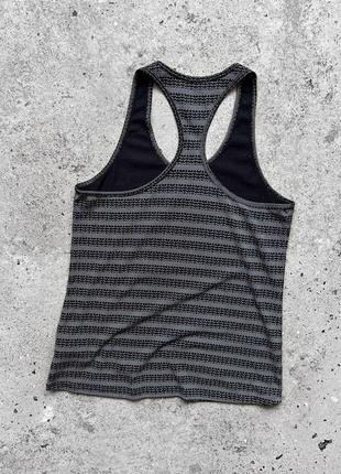 Nike women’s dri-fit athletic cut sleeveless big print tank top жіноча майка3 фото