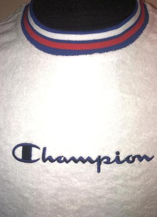 Махровая футболка champion (size m)3 фото