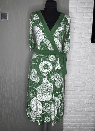 Сукня міді на запах трикотажне плаття h&m, xs1 фото