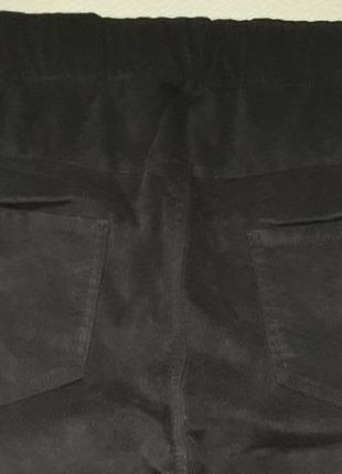 Стильные брюки из экозамши высокая посадка большого размера avon6 фото