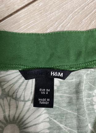 Платье миди на запах трикотажное платье h&amp;m, xs4 фото