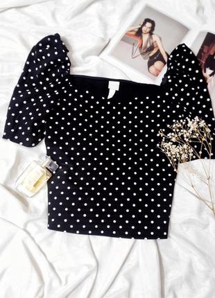 Идеальная блуза топ с объемными рукавами1 фото
