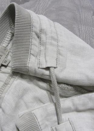 Льняные брюки джоггеры nile летние женские брюки 100% лен4 фото
