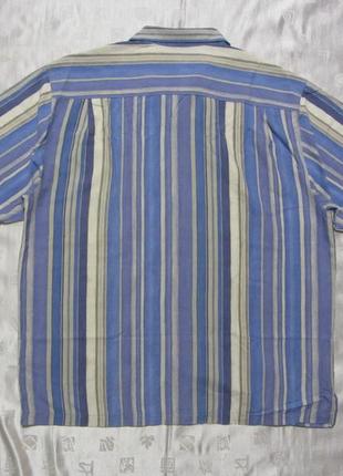 Tommy bahama шелковая мужская рубашка тенниска 100% шелк2 фото
