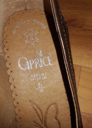Новые кожаные туфли caprice3 фото