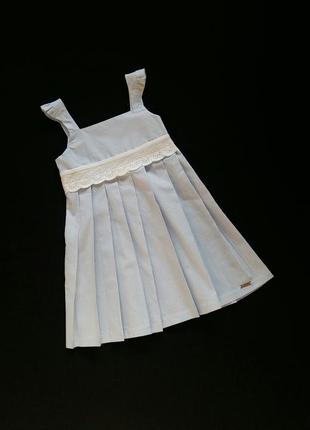 Хлопковый сарафан/платье sarah chole (италия) на 3-4 годика (размер 98-104)6 фото