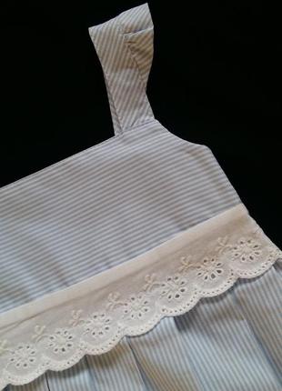 Хлопковый сарафан/платье sarah chole (италия) на 3-4 годика (размер 98-104)7 фото