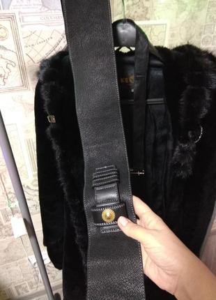 10% знижка до нового року! шуба мутонова з норкою7 фото
