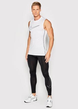 Майка мужская nike pro dri-fit men's tight fit sleeveless top (арт. dd1988-100)2 фото