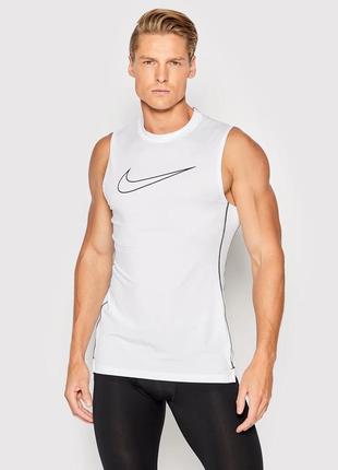 Майка мужская nike pro dri-fit men's tight fit sleeveless top (арт. dd1988-100)1 фото