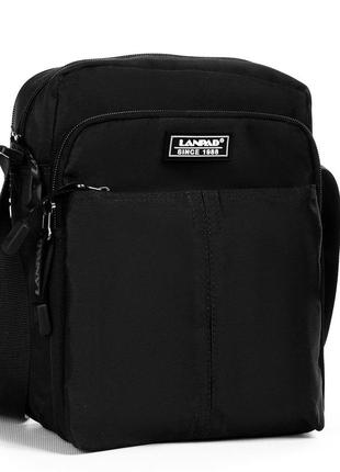 Мужская нейлоновая сумка - планшет lanpad 98902 black