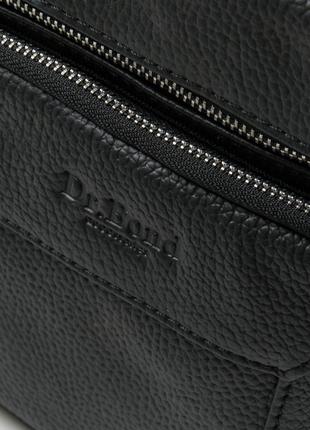 Мужская кожаная сумка - планшет dr. bond 1436 black2 фото