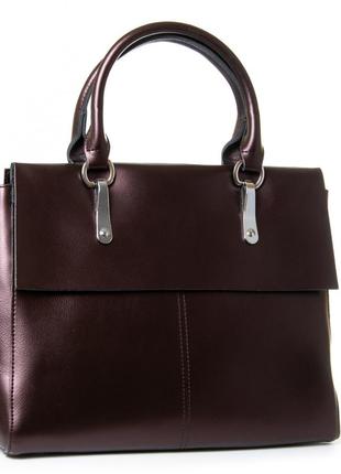 Сумка женская кожаная podium p2 366 bright-brown