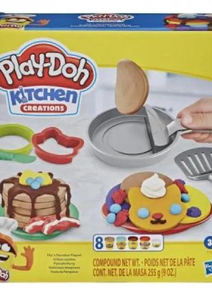 Набор для творчества hasbro play-doh летающие блинчики (f1279)