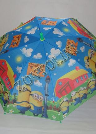 Дитячий парасольку міньйони1 фото