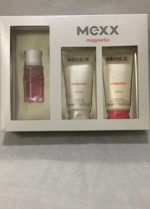 Mexx magnetic women женский парфюмированный набор