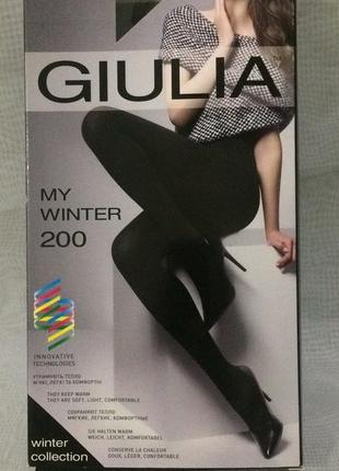 200 den колготки эластичные giulia my winter 200