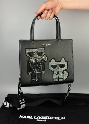 Сумка karl lagerfeld paris maybelle satchel оригінал