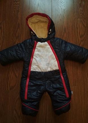 Комбінезон трансформер на овчині зимовий - демі