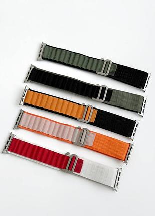 Ремешки нейлоновые alpine loop band apple watch 38/40/41mm 42/44/45/49mm