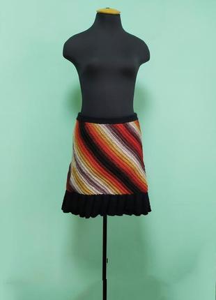 Шерстяная зимняя юбка