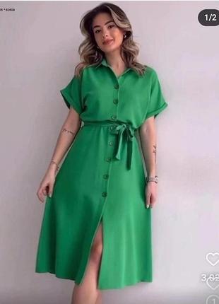 Гарна літня зелена сукня 💚