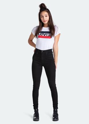 3вабливі чорні джинси  levis 571 | slim fit .