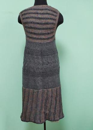 Теплое зимние платье сарафан ангора с шерстью2 фото