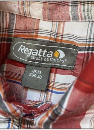 Regatta casual рубашка клетка класическая туристическая2 фото