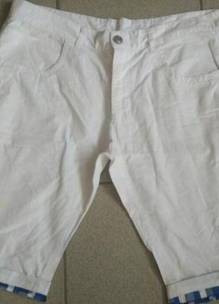 Фирменные белые мужские шорты ralph lauren xxl